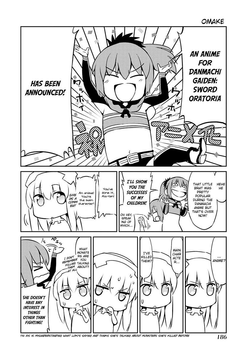 Dungeon ni Deai o Motomeru no wa Machigatte iru darou ka Gaiden – Sword Oratoria Chapter 33.6 - Page 2