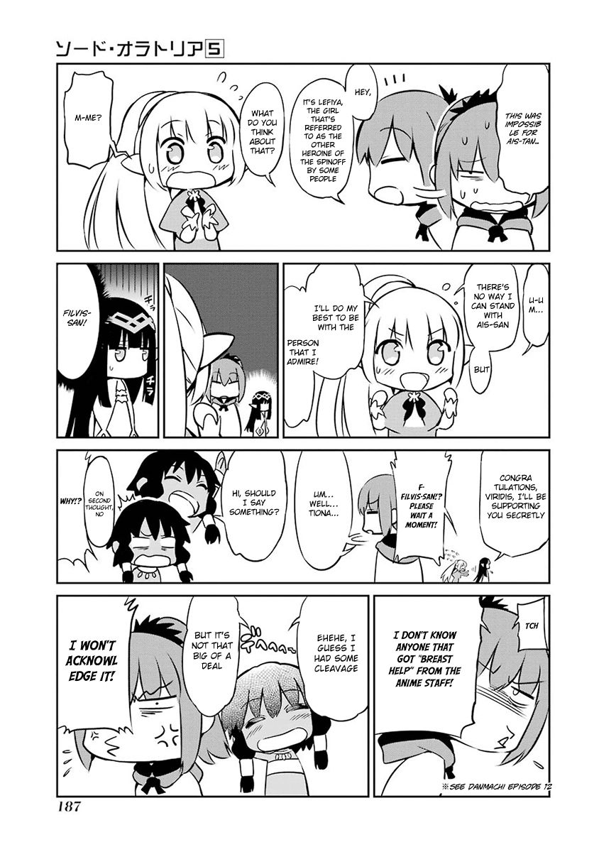 Dungeon ni Deai o Motomeru no wa Machigatte iru darou ka Gaiden – Sword Oratoria Chapter 33.6 - Page 3