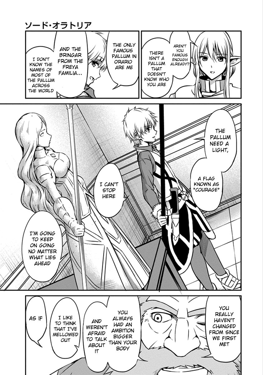Dungeon ni Deai o Motomeru no wa Machigatte iru darou ka Gaiden – Sword Oratoria Chapter 33 - Page 22
