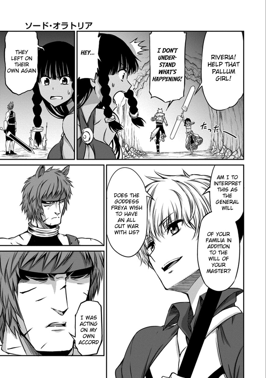 Dungeon ni Deai o Motomeru no wa Machigatte iru darou ka Gaiden – Sword Oratoria Chapter 34 - Page 31