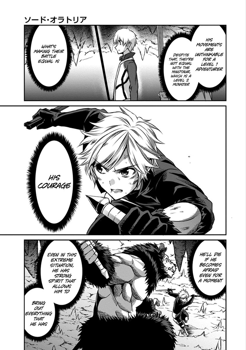 Dungeon ni Deai o Motomeru no wa Machigatte iru darou ka Gaiden – Sword Oratoria Chapter 35 - Page 13