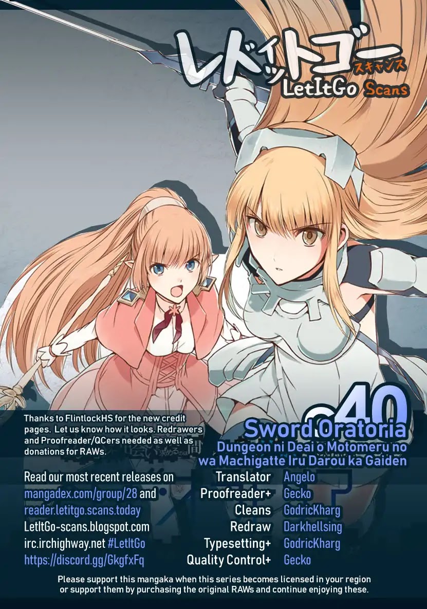 Dungeon ni Deai o Motomeru no wa Machigatte iru darou ka Gaiden – Sword Oratoria Chapter 40 - Page 1