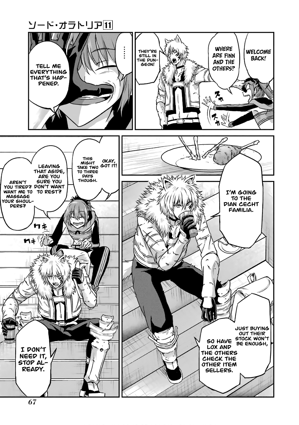 Dungeon ni Deai o Motomeru no wa Machigatte iru darou ka Gaiden – Sword Oratoria Chapter 42 - Page 32