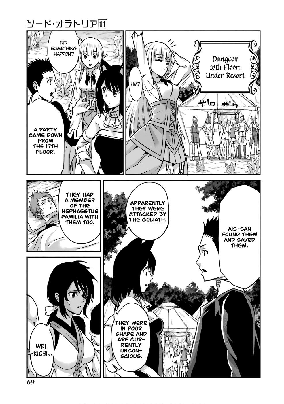 Dungeon ni Deai o Motomeru no wa Machigatte iru darou ka Gaiden – Sword Oratoria Chapter 42 - Page 34