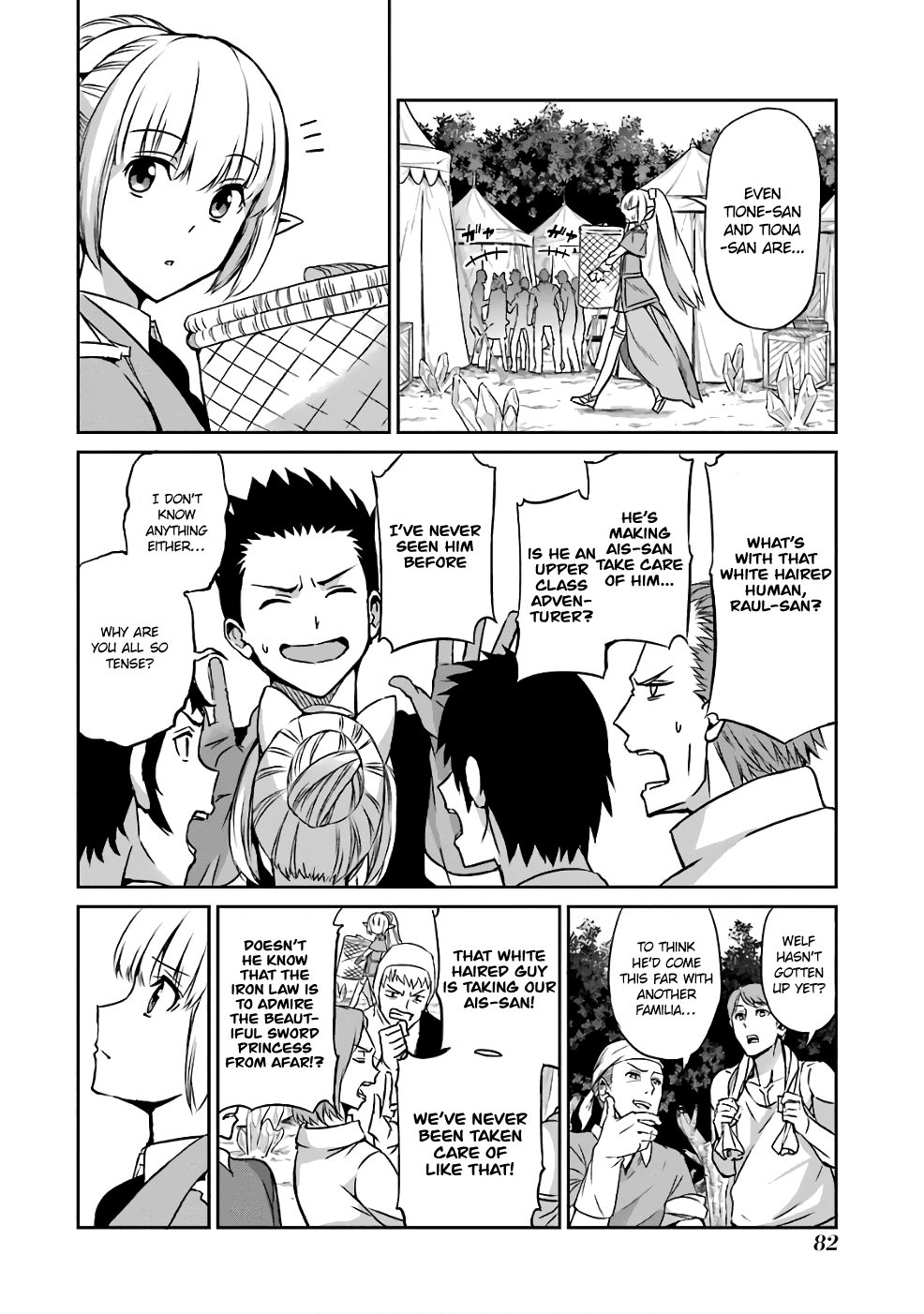 Dungeon ni Deai o Motomeru no wa Machigatte iru darou ka Gaiden – Sword Oratoria Chapter 43 - Page 13