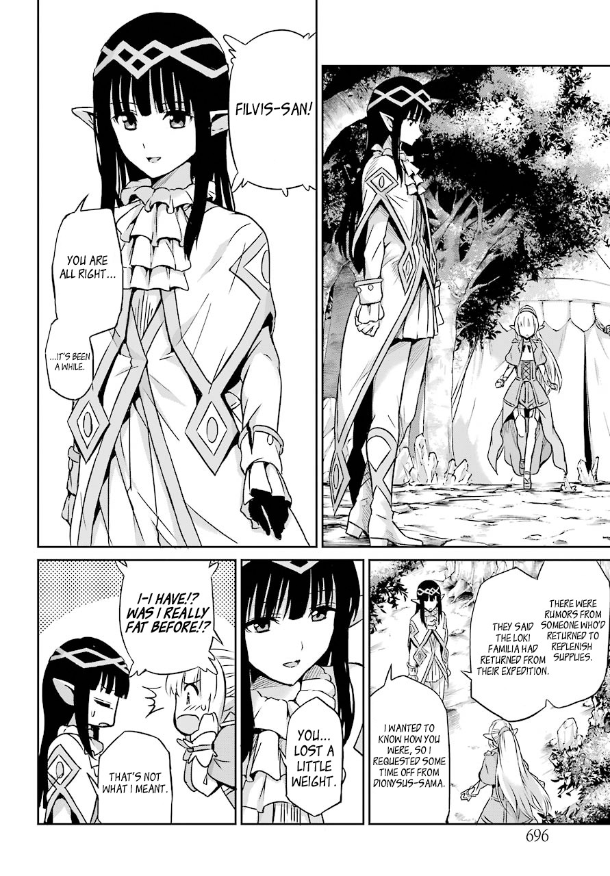 Dungeon ni Deai o Motomeru no wa Machigatte iru darou ka Gaiden – Sword Oratoria Chapter 44 - Page 28