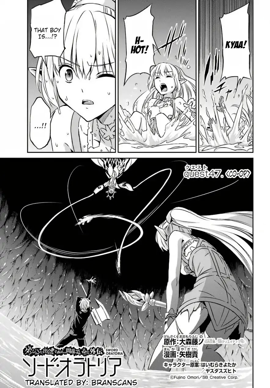 Dungeon ni Deai o Motomeru no wa Machigatte iru darou ka Gaiden – Sword Oratoria Chapter 47 - Page 1