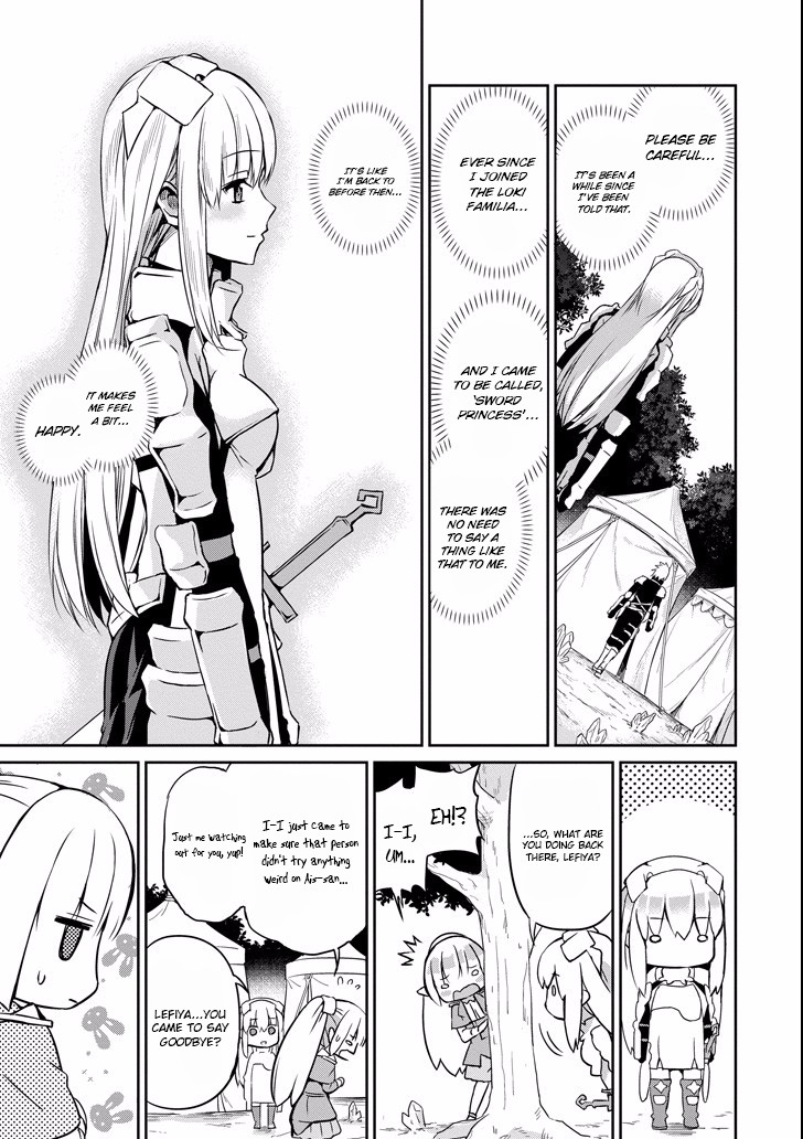 Dungeon ni Deai o Motomeru no wa Machigatte iru darou ka Gaiden – Sword Oratoria Chapter 48 - Page 17