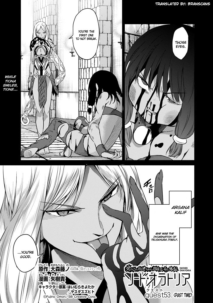 Dungeon ni Deai o Motomeru no wa Machigatte iru darou ka Gaiden – Sword Oratoria Chapter 53 - Page 1