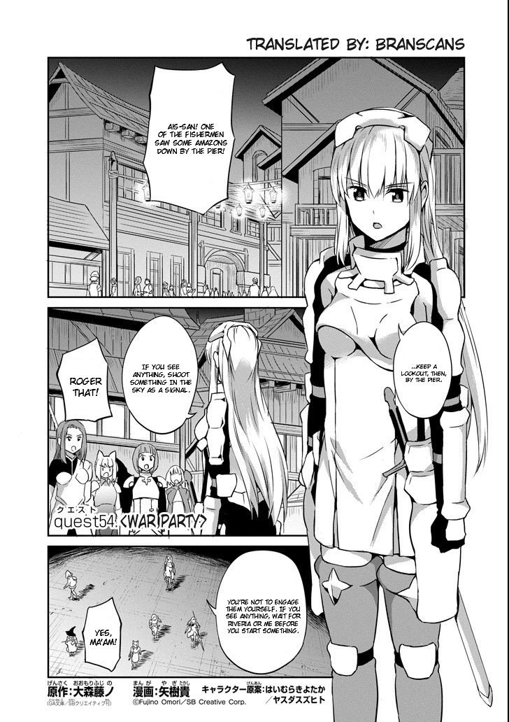 Dungeon ni Deai o Motomeru no wa Machigatte iru darou ka Gaiden – Sword Oratoria Chapter 54 - Page 1