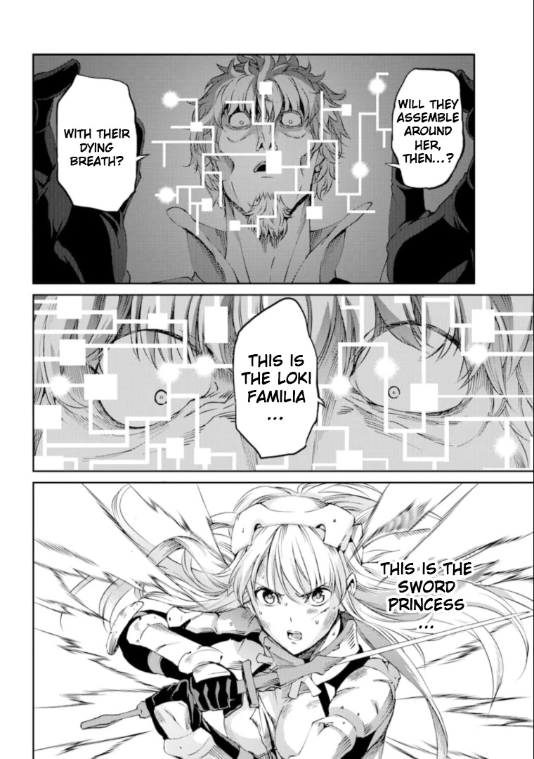 Dungeon ni Deai o Motomeru no wa Machigatte iru darou ka Gaiden – Sword Oratoria Chapter 66 - Page 36