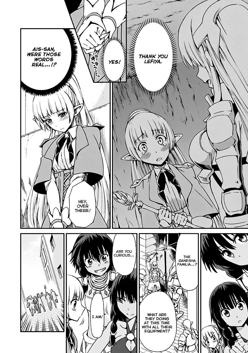 Dungeon ni Deai o Motomeru no wa Machigatte iru darou ka Gaiden – Sword Oratoria Chapter 7 - Page 31
