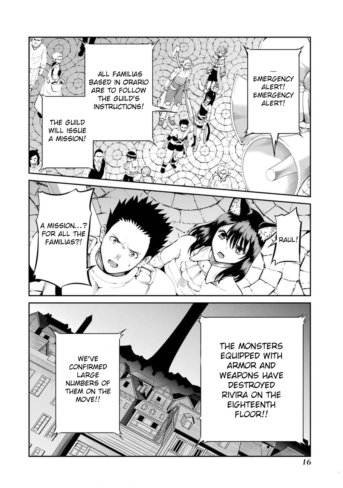 Dungeon ni Deai o Motomeru no wa Machigatte iru darou ka Gaiden – Sword Oratoria Chapter 79 - Page 16