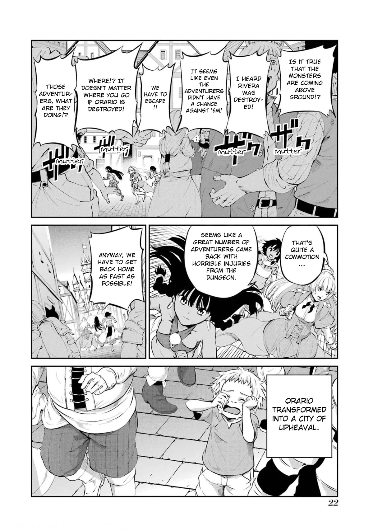 Dungeon ni Deai o Motomeru no wa Machigatte iru darou ka Gaiden – Sword Oratoria Chapter 79 - Page 22