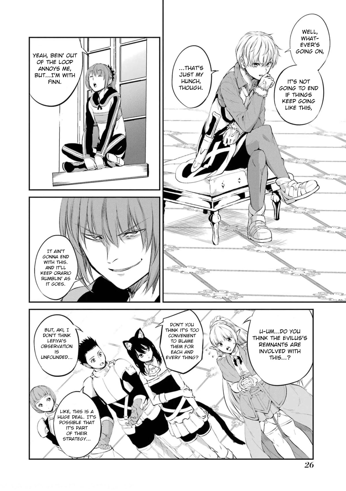Dungeon ni Deai o Motomeru no wa Machigatte iru darou ka Gaiden – Sword Oratoria Chapter 79 - Page 26
