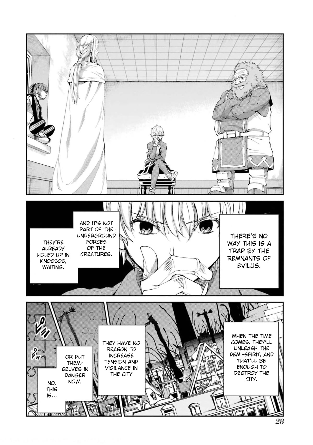 Dungeon ni Deai o Motomeru no wa Machigatte iru darou ka Gaiden – Sword Oratoria Chapter 79 - Page 28