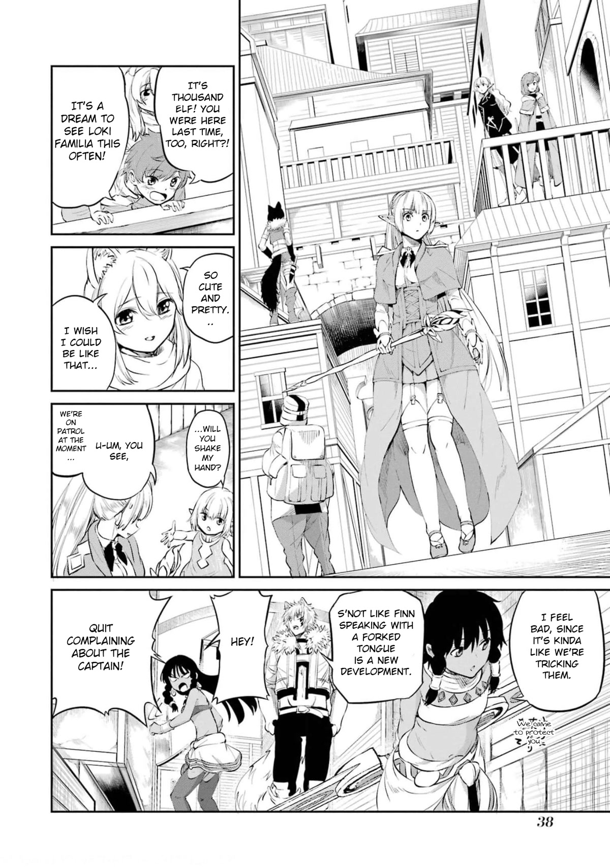 Dungeon ni Deai o Motomeru no wa Machigatte iru darou ka Gaiden – Sword Oratoria Chapter 79 - Page 36