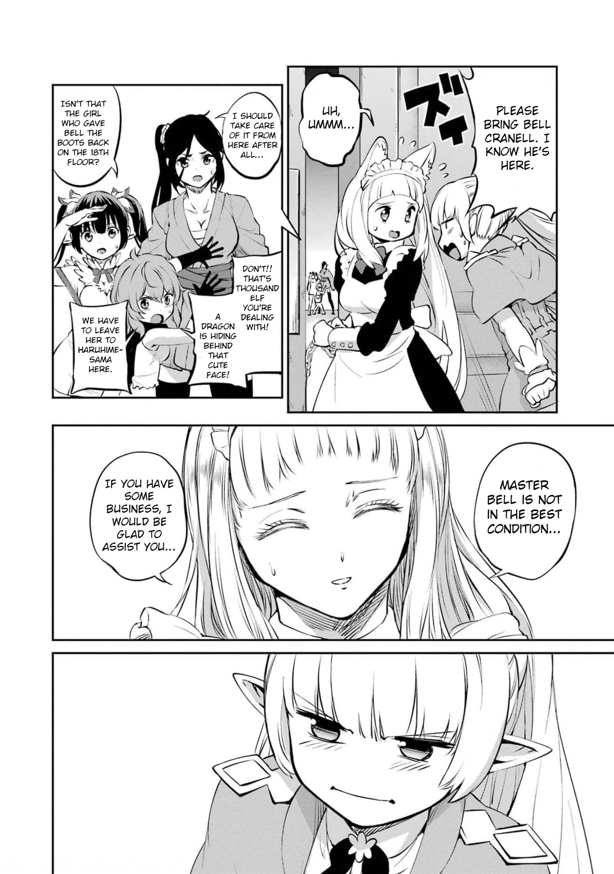 Dungeon ni Deai o Motomeru no wa Machigatte iru darou ka Gaiden – Sword Oratoria Chapter 82 - Page 28