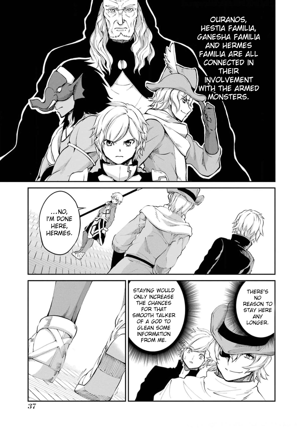 Dungeon ni Deai o Motomeru no wa Machigatte iru darou ka Gaiden – Sword Oratoria Chapter 83 - Page 39