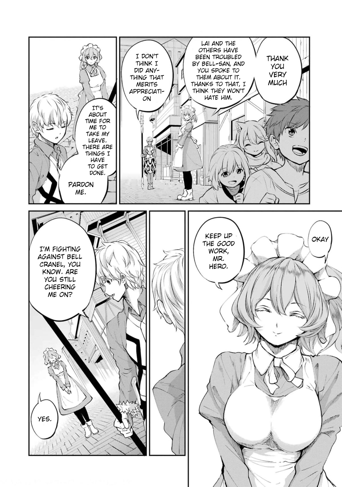 Dungeon ni Deai o Motomeru no wa Machigatte iru darou ka Gaiden – Sword Oratoria Chapter 83 - Page 54