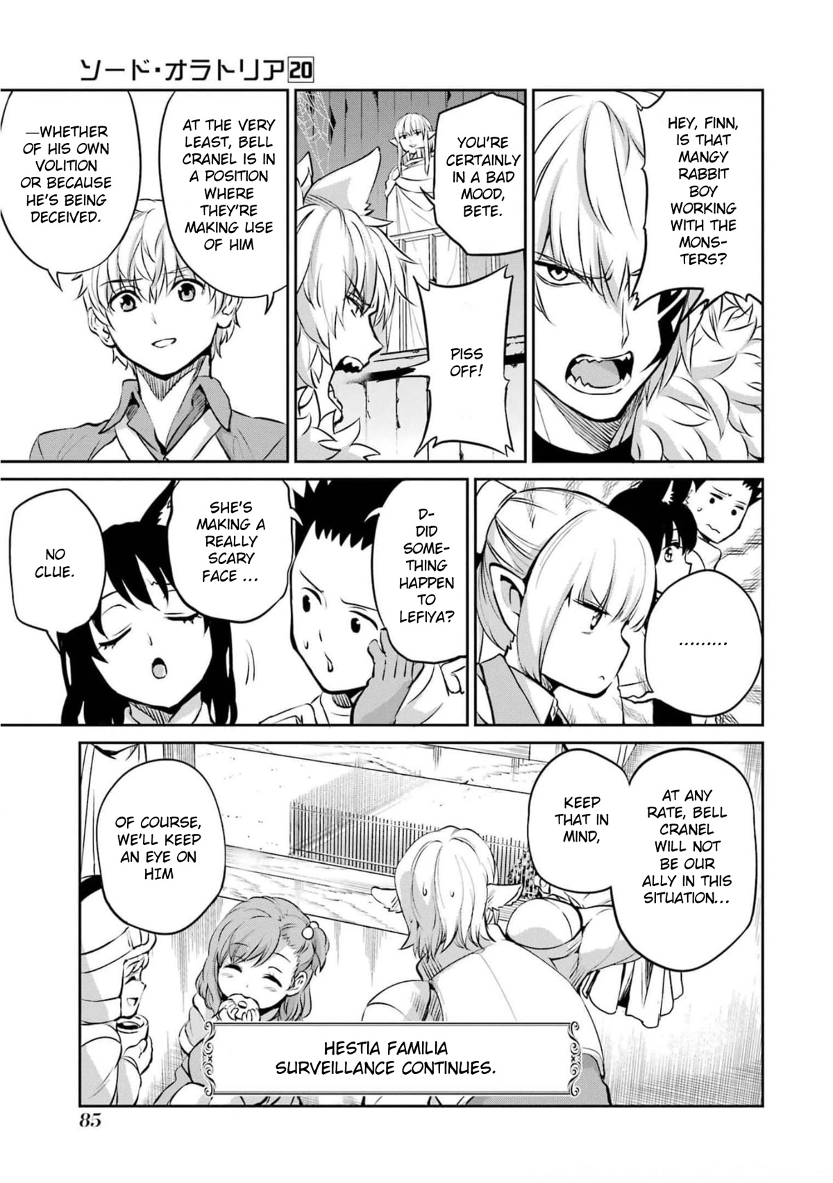 Dungeon ni Deai o Motomeru no wa Machigatte iru darou ka Gaiden – Sword Oratoria Chapter 84 - Page 29