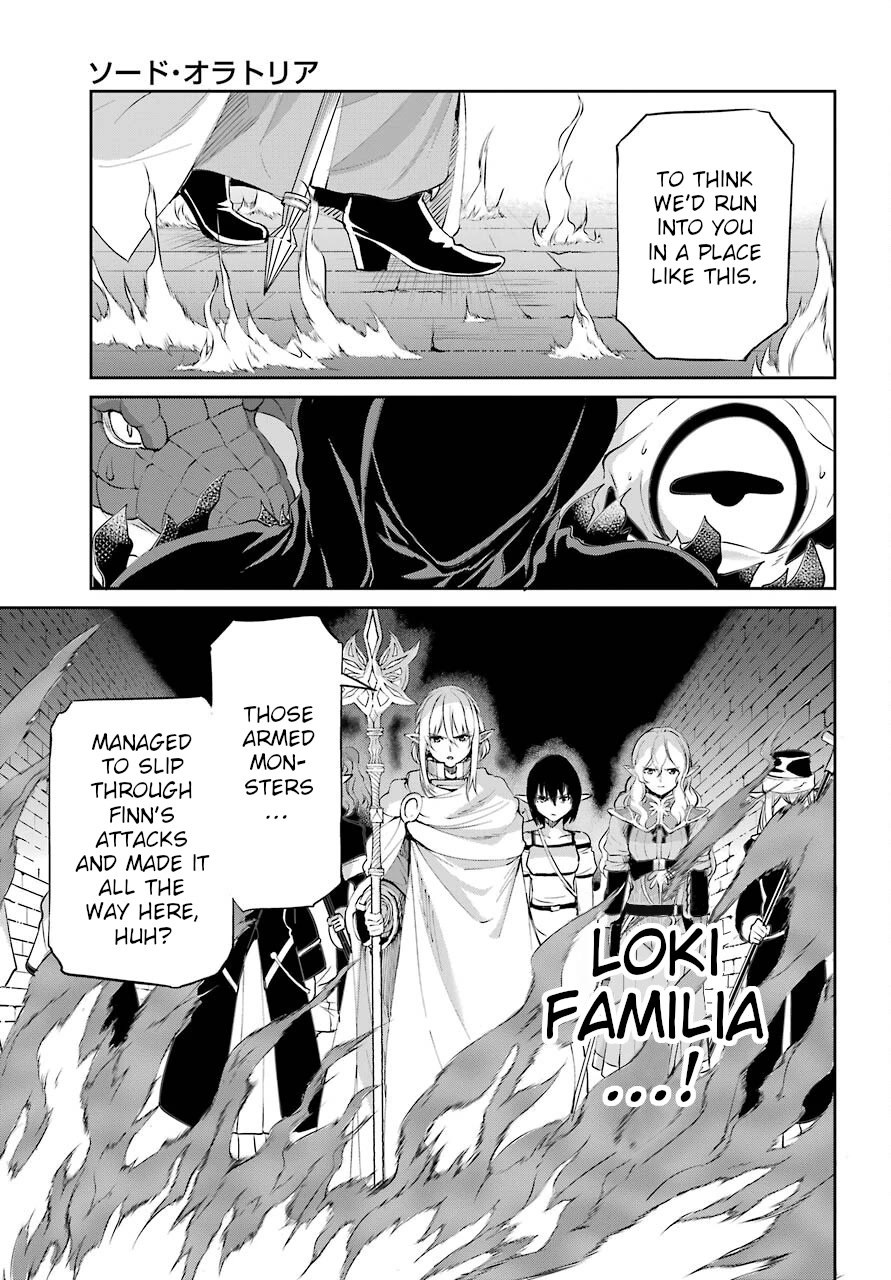Dungeon ni Deai o Motomeru no wa Machigatte iru darou ka Gaiden – Sword Oratoria Chapter 92 - Page 39