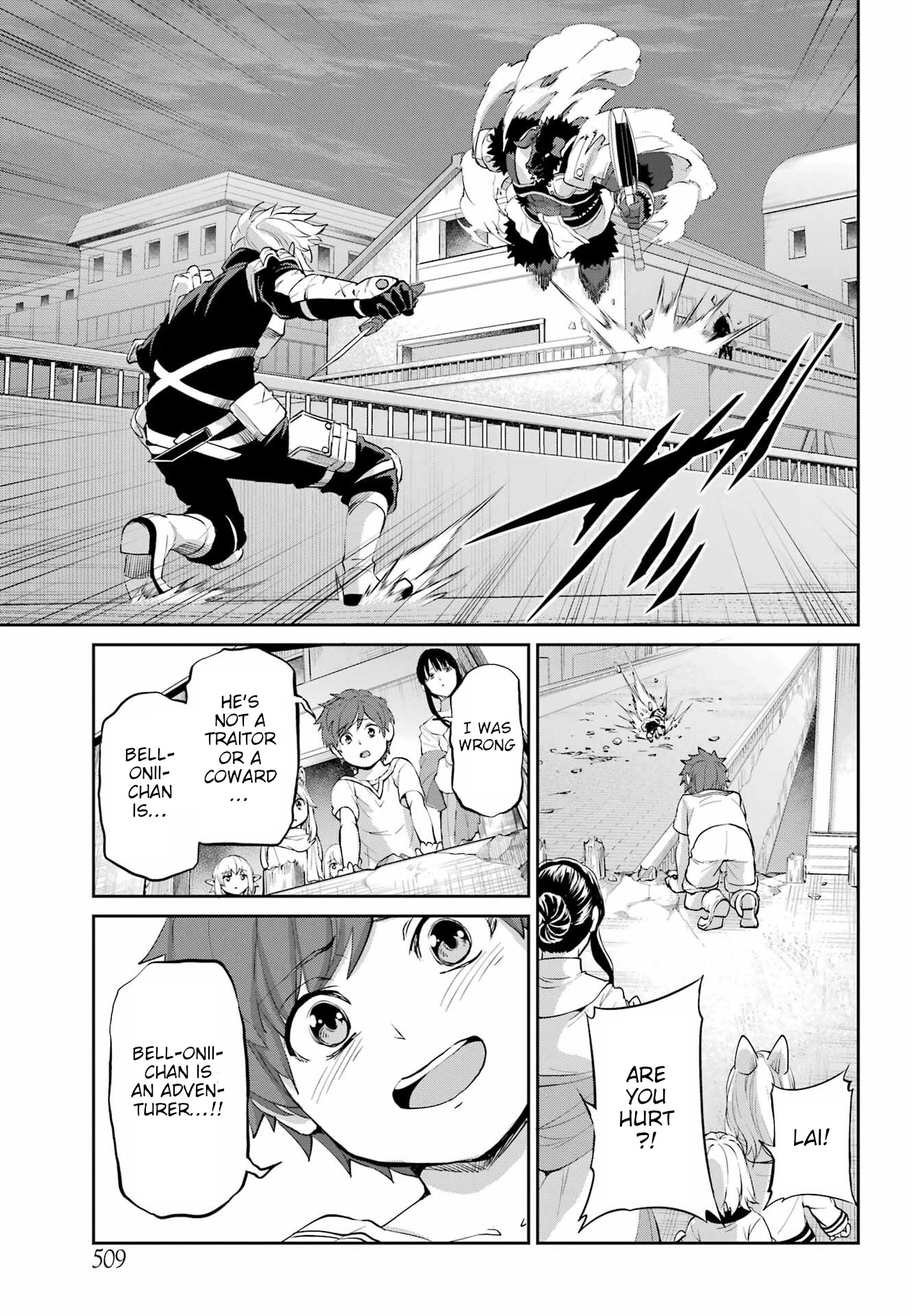Dungeon ni Deai o Motomeru no wa Machigatte iru darou ka Gaiden – Sword Oratoria Chapter 94 - Page 33