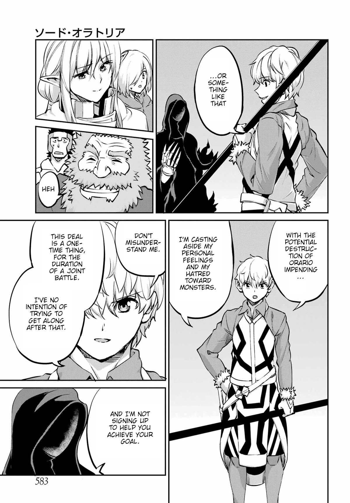 Dungeon ni Deai o Motomeru no wa Machigatte iru darou ka Gaiden – Sword Oratoria Chapter 96 - Page 38
