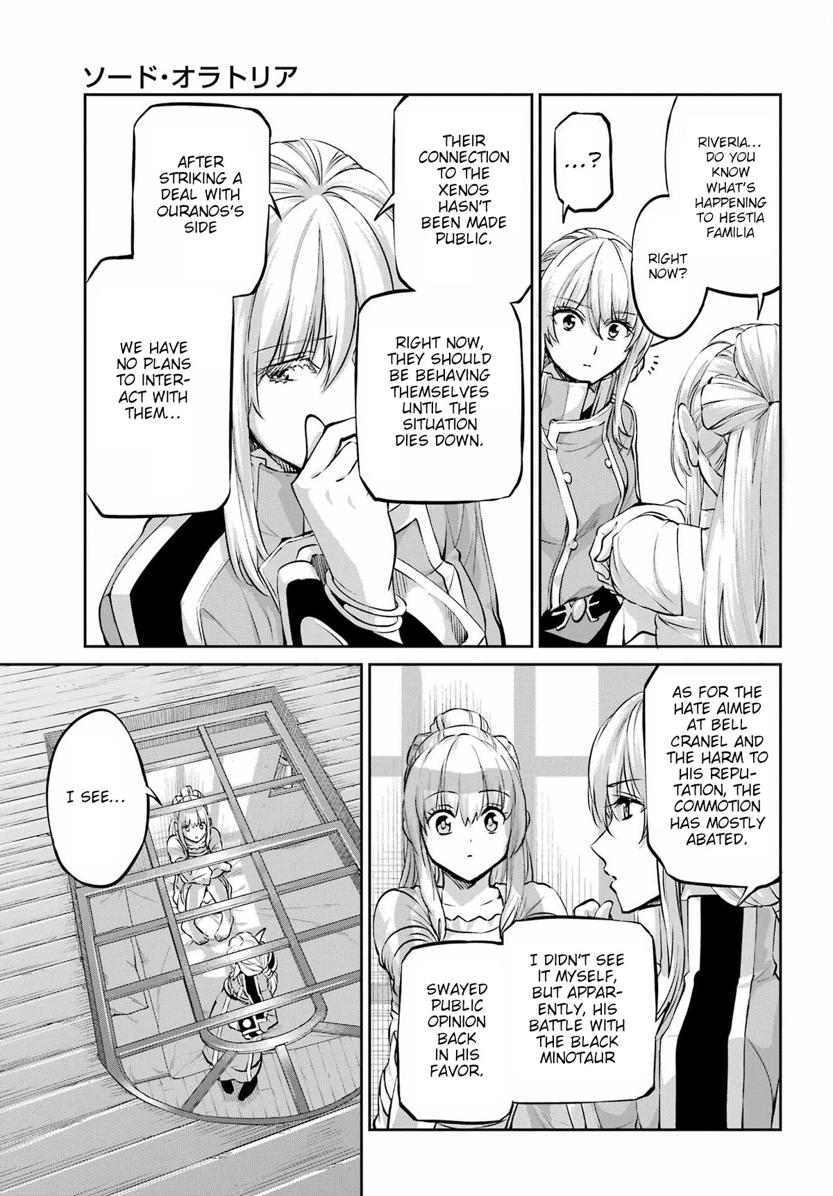 Dungeon ni Deai o Motomeru no wa Machigatte iru darou ka Gaiden – Sword Oratoria Chapter 97 - Page 43