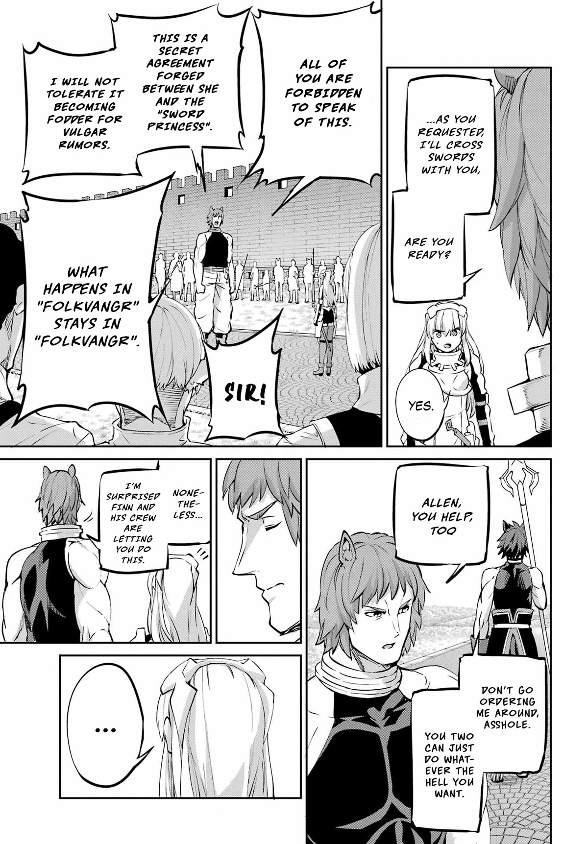 Dungeon ni Deai o Motomeru no wa Machigatte iru darou ka Gaiden – Sword Oratoria Chapter 98 - Page 33