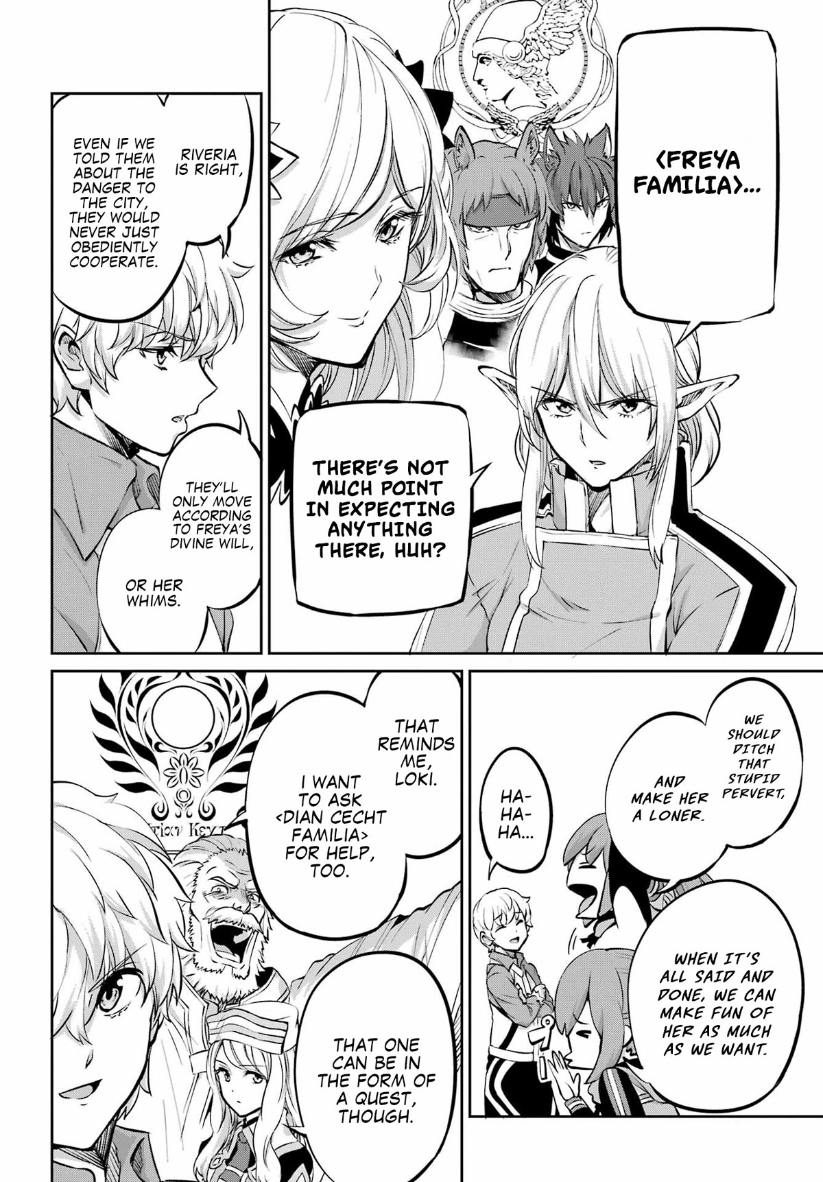 Dungeon ni Deai o Motomeru no wa Machigatte iru darou ka Gaiden – Sword Oratoria Chapter 98 - Page 44