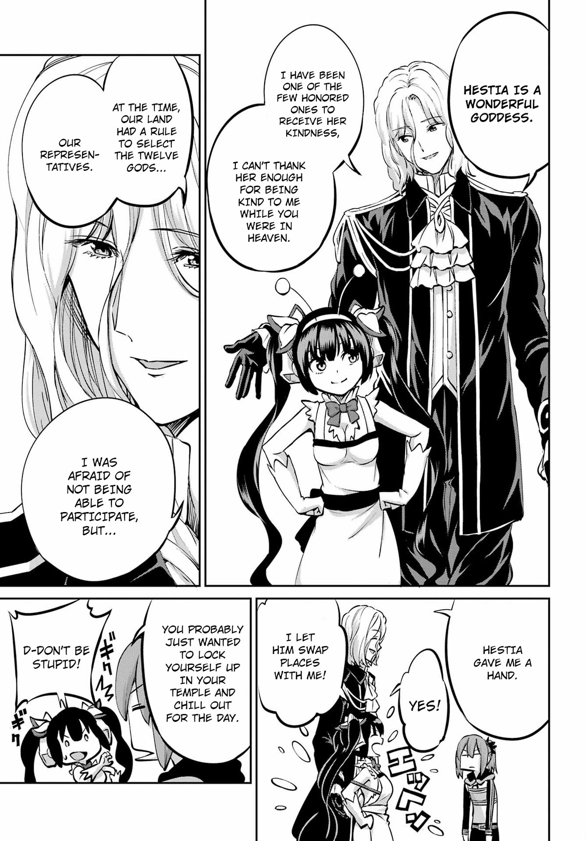 Dungeon ni Deai o Motomeru no wa Machigatte iru darou ka Gaiden – Sword Oratoria Chapter 99 - Page 32