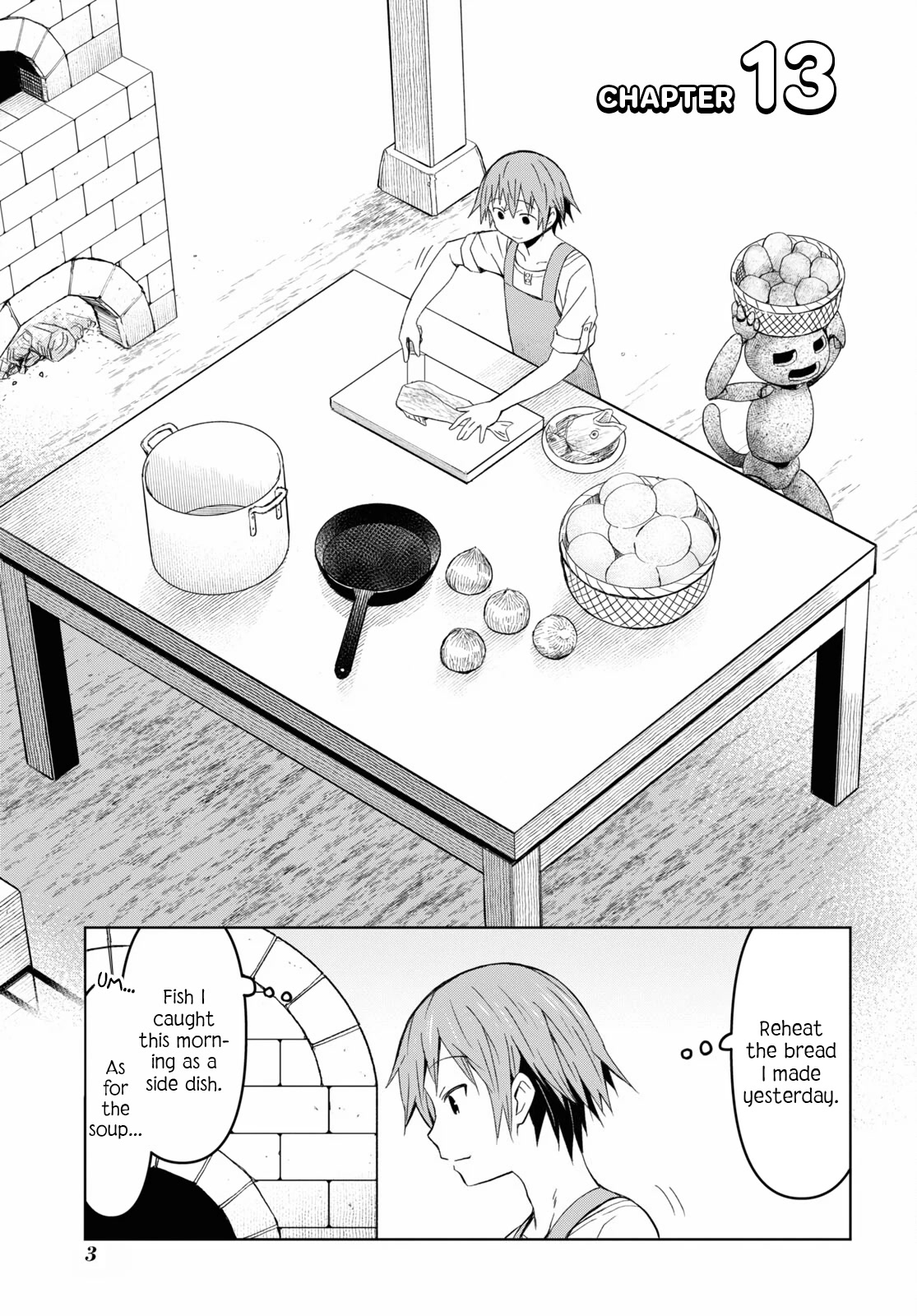 Dungeon Tou de Yadoya wo Yarou! Souzou Mahou wo Moratta Ore no Hosoude Hanjouki Chapter 13 - Page 3