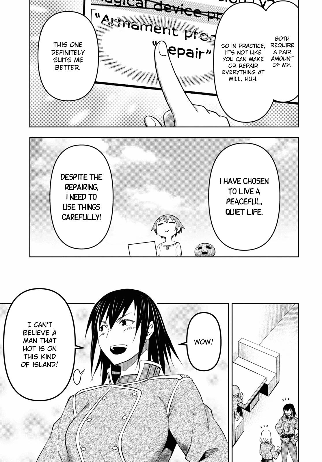 Dungeon Tou de Yadoya wo Yarou! Souzou Mahou wo Moratta Ore no Hosoude Hanjouki Chapter 15 - Page 25