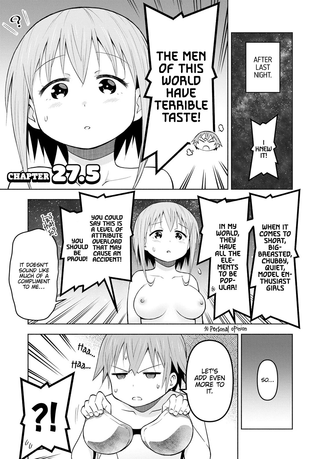 Dungeon Tou de Yadoya wo Yarou! Souzou Mahou wo Moratta Ore no Hosoude Hanjouki Chapter 27.5 - Page 0
