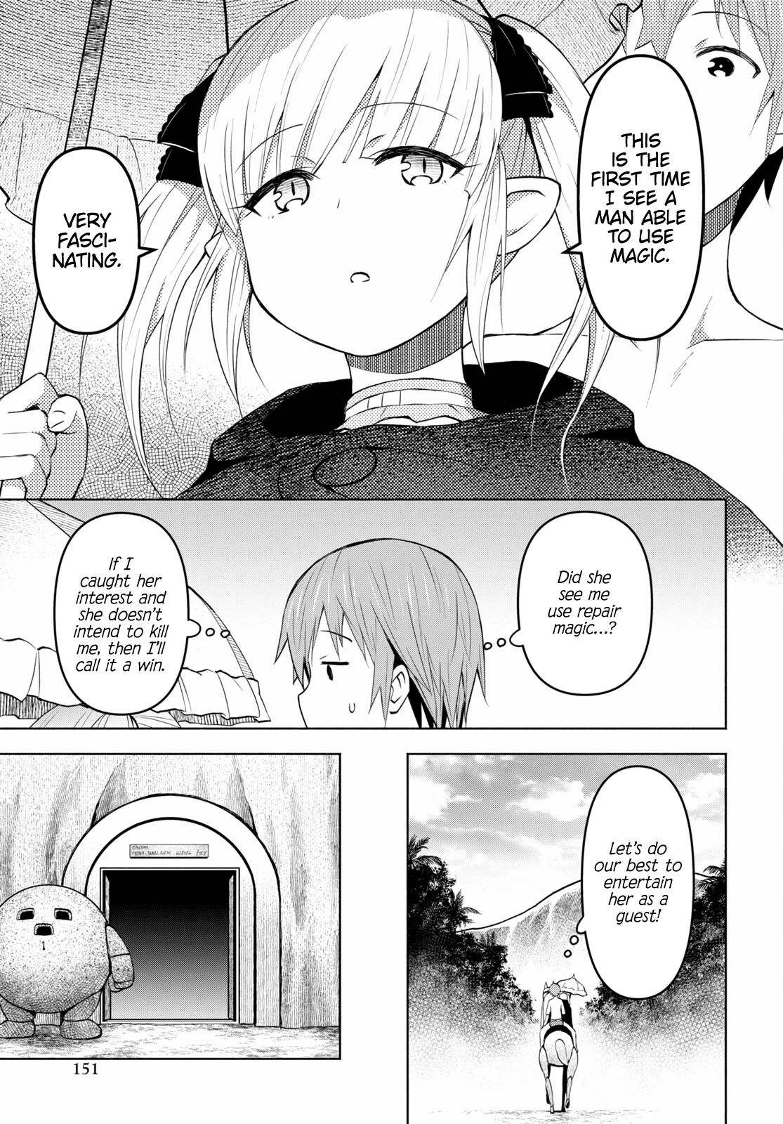 Dungeon Tou de Yadoya wo Yarou! Souzou Mahou wo Moratta Ore no Hosoude Hanjouki Chapter 33 - Page 14