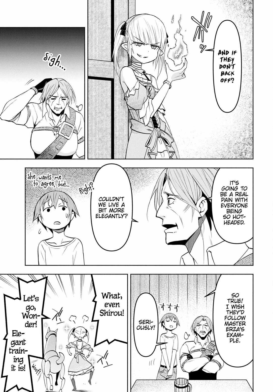 Dungeon Tou de Yadoya wo Yarou! Souzou Mahou wo Moratta Ore no Hosoude Hanjouki Chapter 36 - Page 24