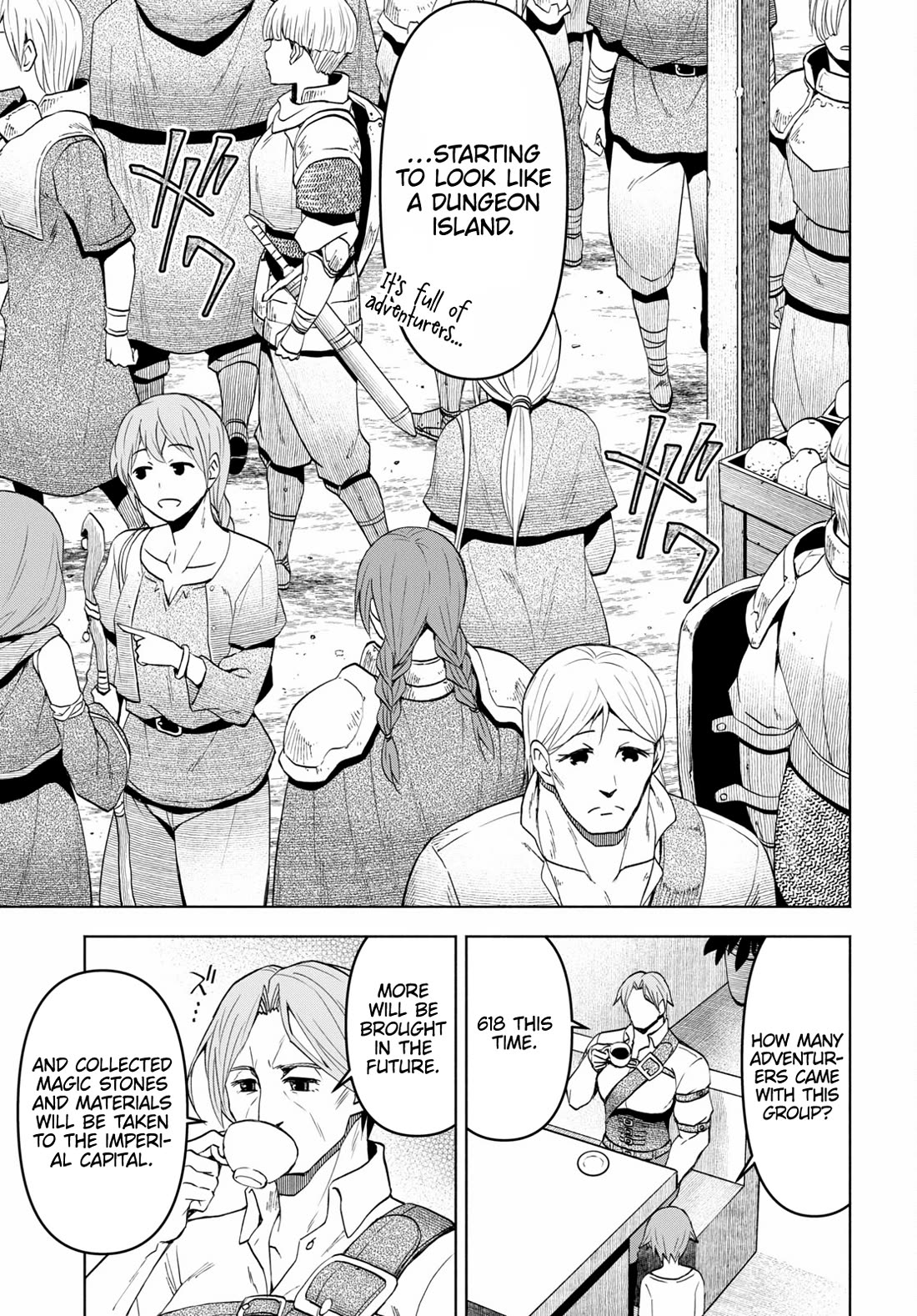 Dungeon Tou de Yadoya wo Yarou! Souzou Mahou wo Moratta Ore no Hosoude Hanjouki Chapter 37 - Page 2
