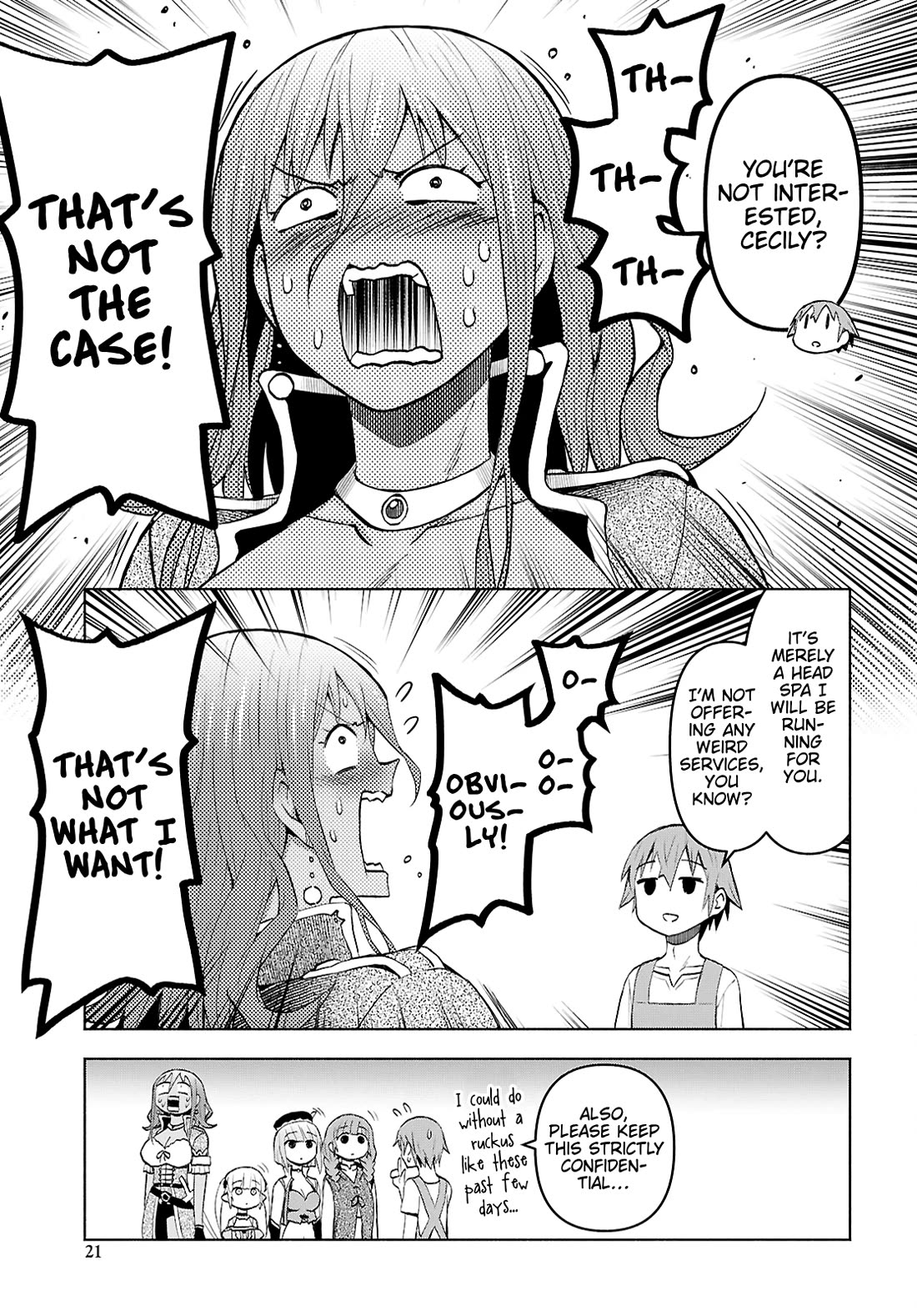 Dungeon Tou de Yadoya wo Yarou! Souzou Mahou wo Moratta Ore no Hosoude Hanjouki Chapter 43 - Page 14