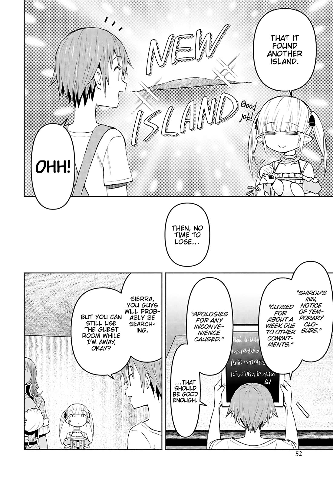 Dungeon Tou de Yadoya wo Yarou! Souzou Mahou wo Moratta Ore no Hosoude Hanjouki Chapter 44 - Page 3