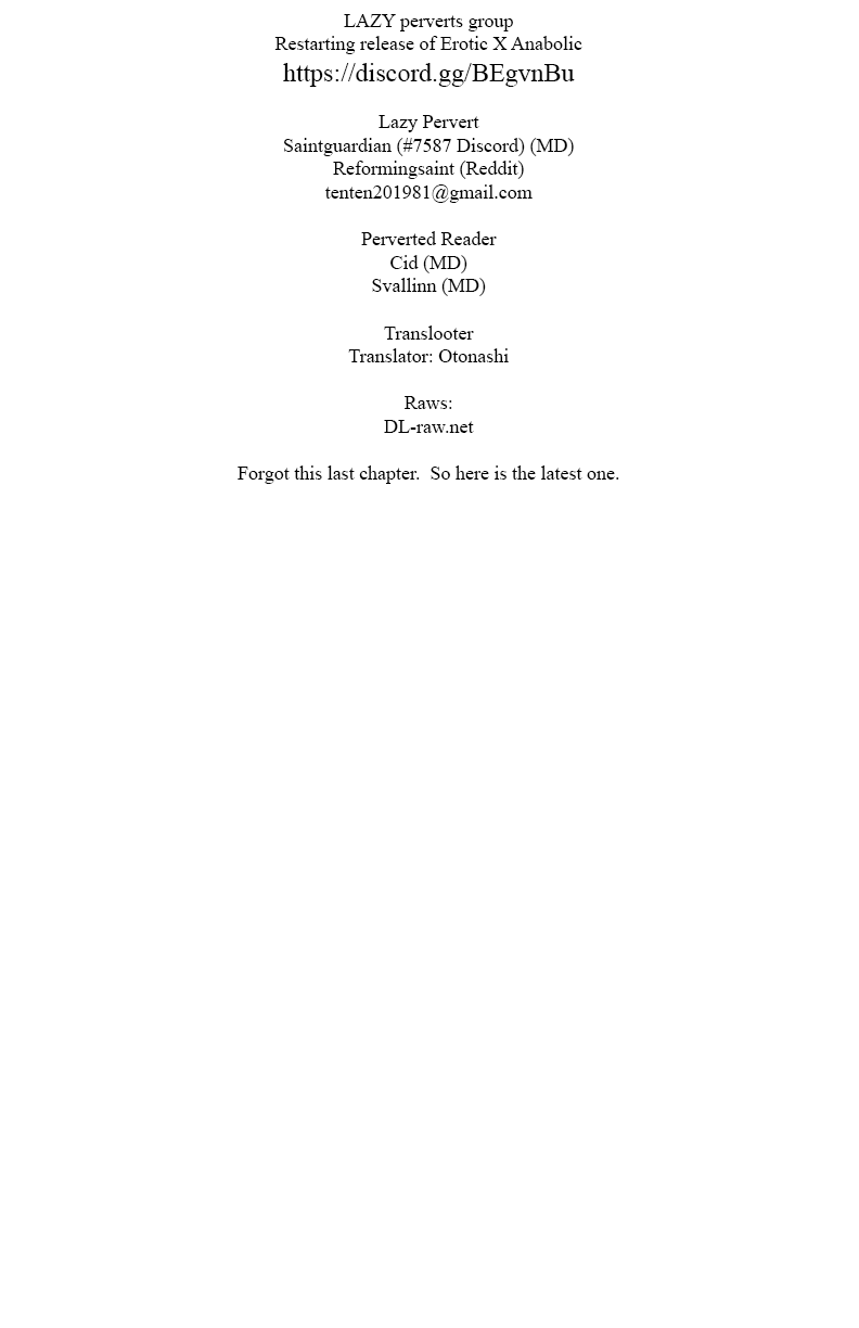 Erotic x Anabolic Chapter 10 - Page 1