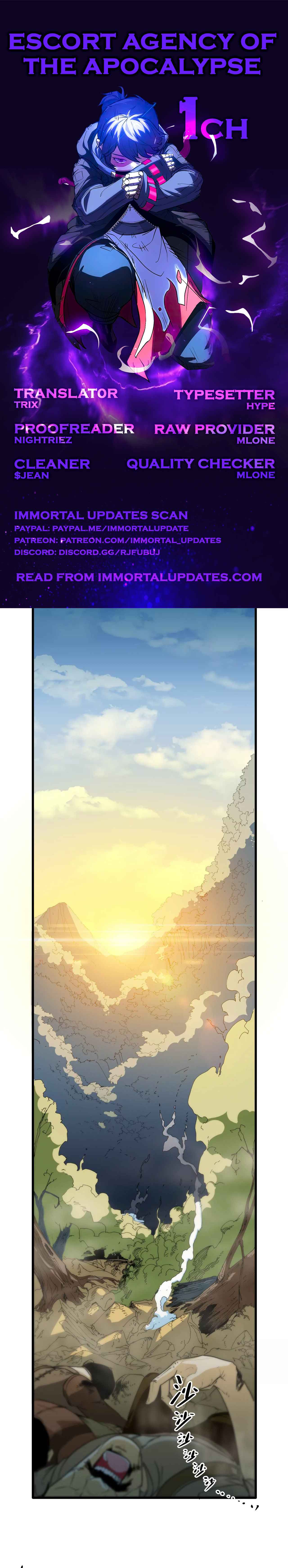 Escort Agency of the Apocalypse Chapter 1 - Page 0