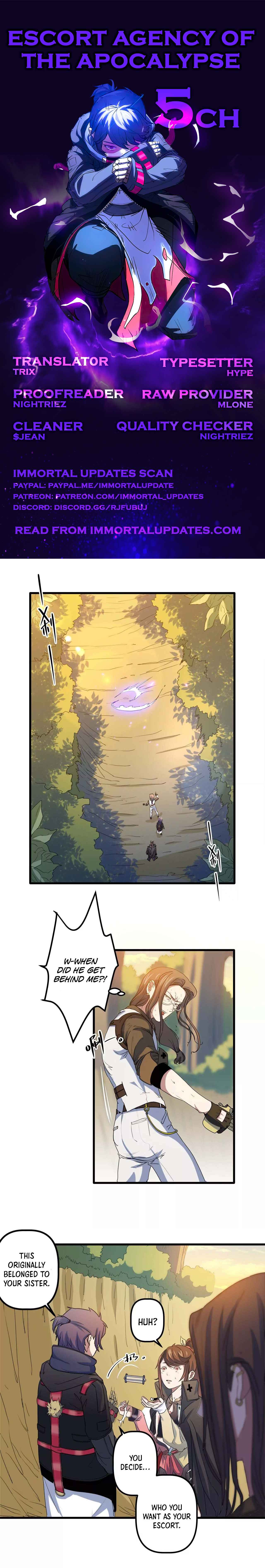 Escort Agency of the Apocalypse Chapter 5 - Page 0