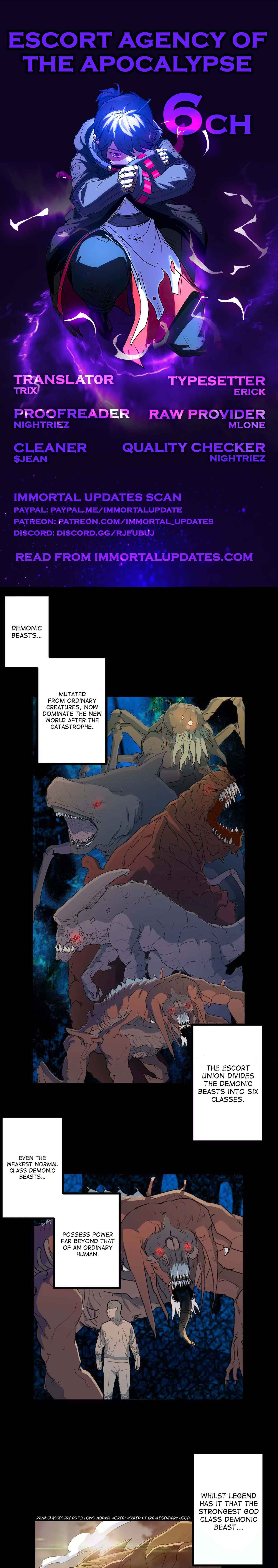 Escort Agency of the Apocalypse Chapter 6 - Page 0