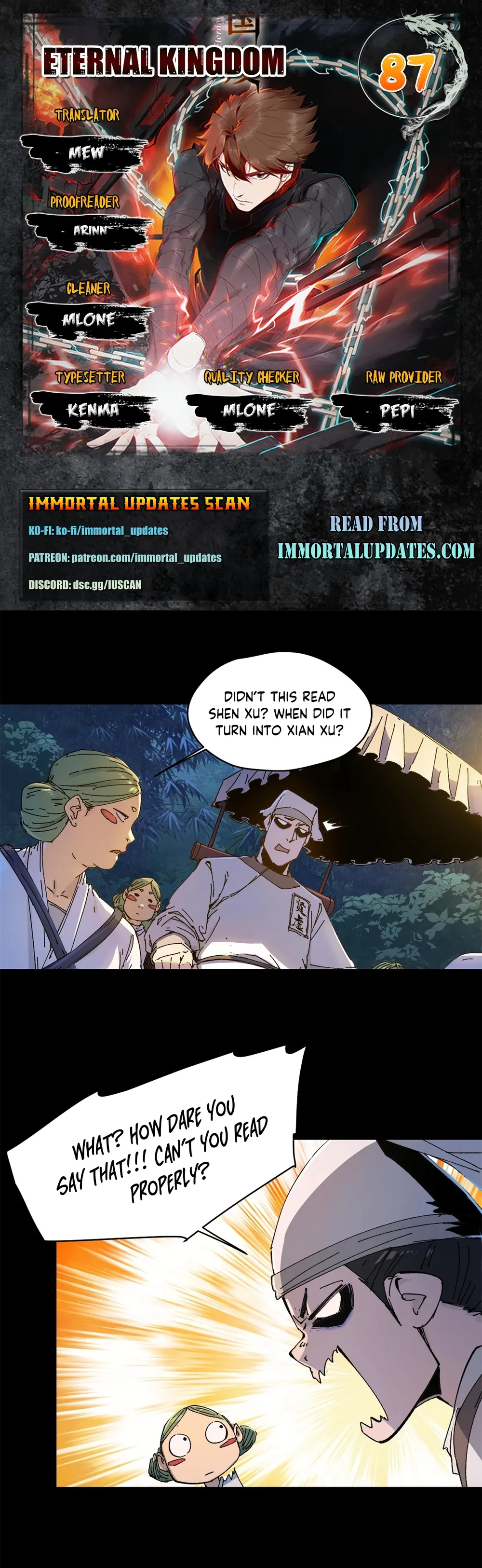 Eternal Kingdom (2022) Chapter 87 - Page 0