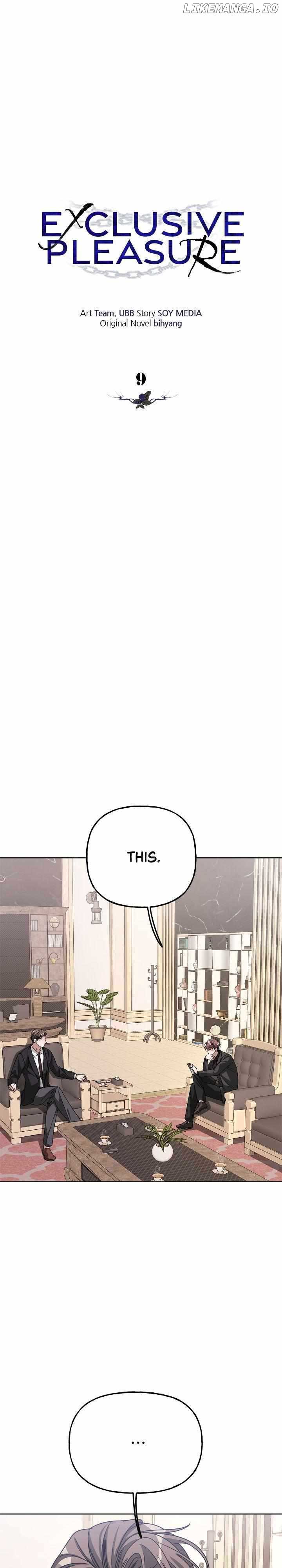Exclusive Pleasure Chapter 9 - Page 1