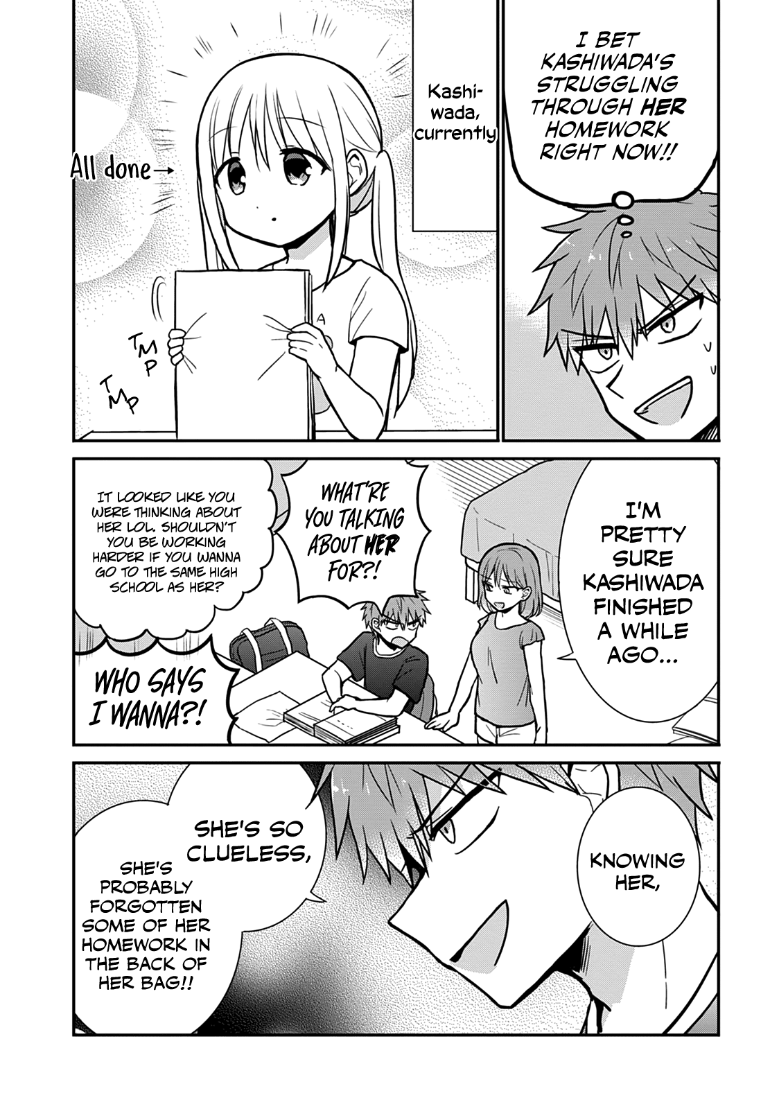 Expressionless Face Girl and Emotional Face Boy Chapter 37.5 - Page 2