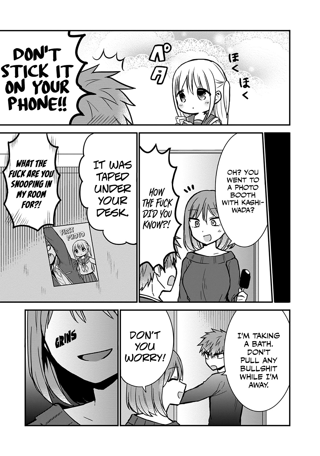 Expressionless Face Girl and Emotional Face Boy Chapter 54 - Page 9