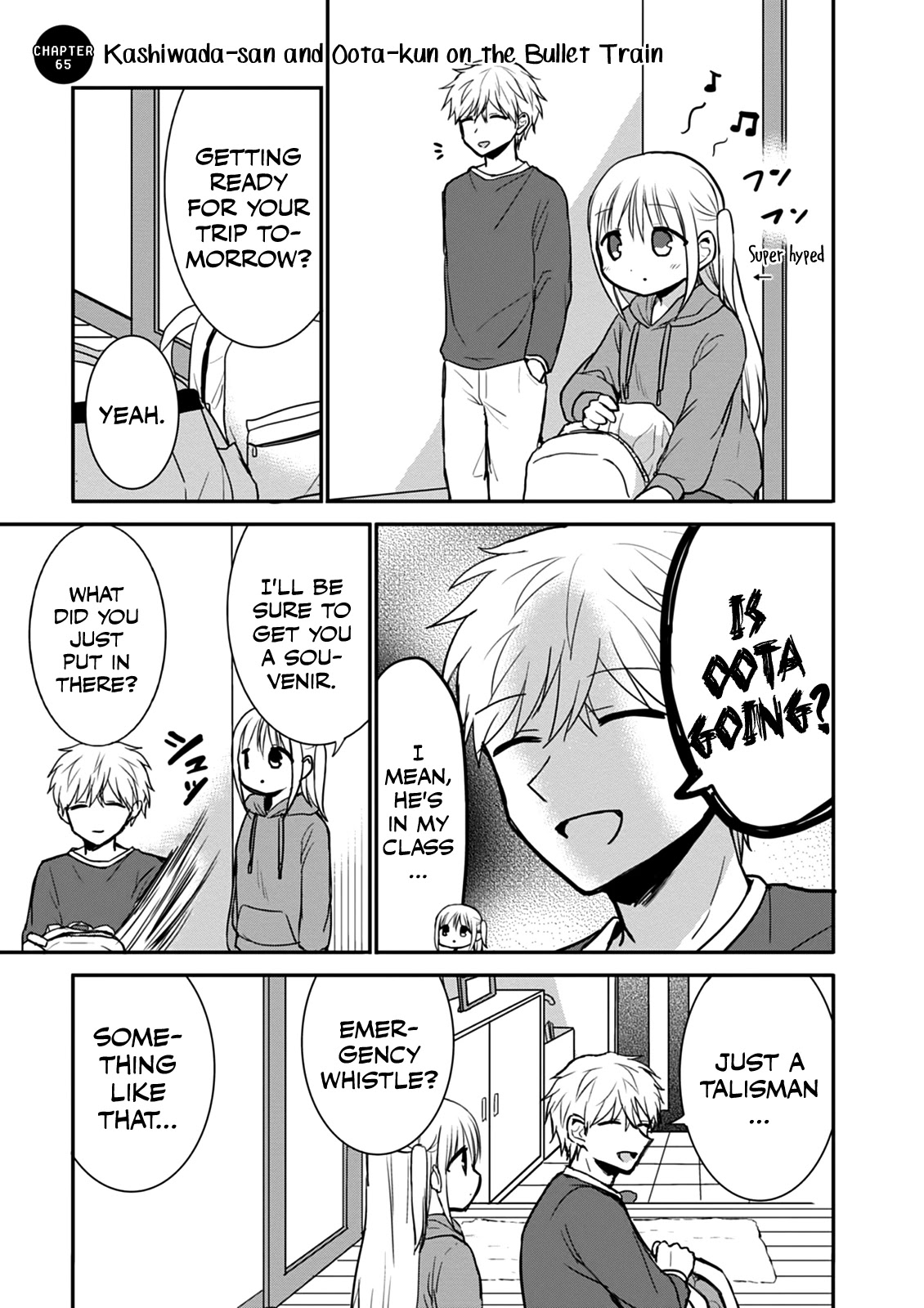 Expressionless Face Girl and Emotional Face Boy Chapter 65 - Page 1