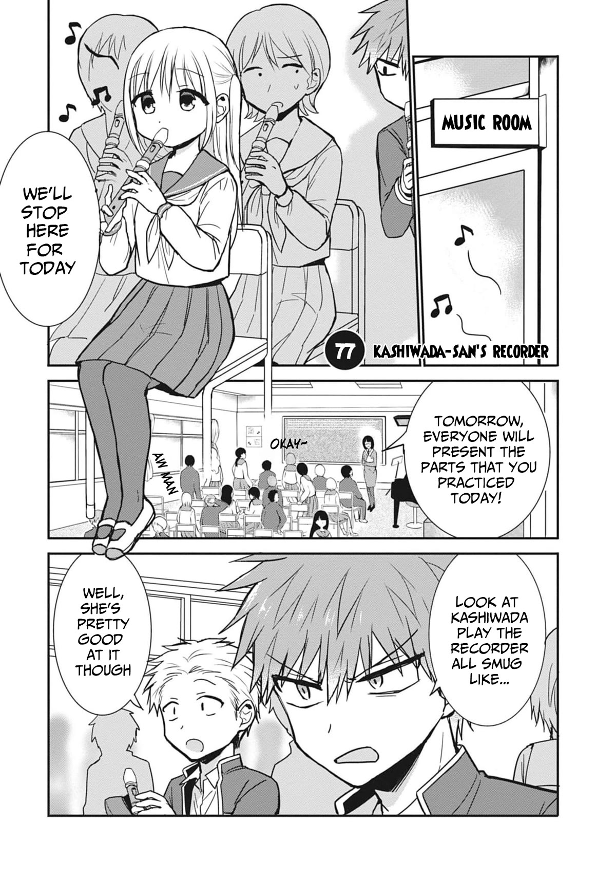 Expressionless Face Girl and Emotional Face Boy Chapter 77 - Page 1